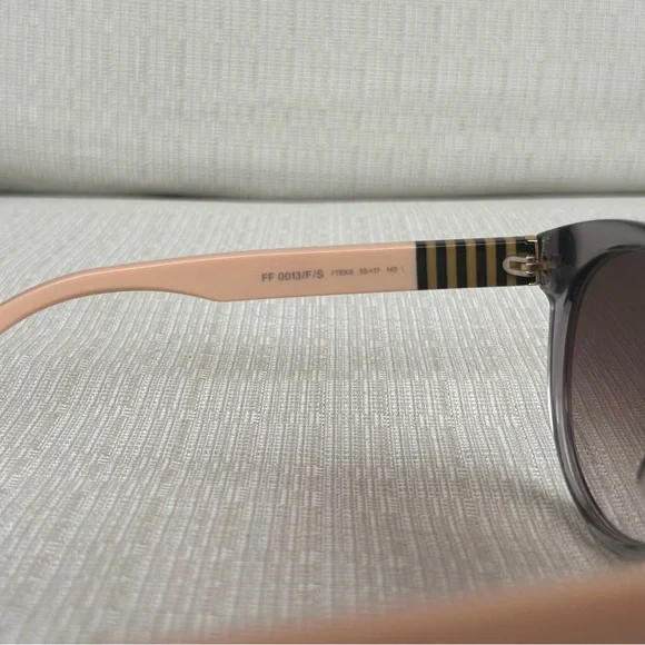 NWOT Fendi Oversized Crystal Grey Sunglasses